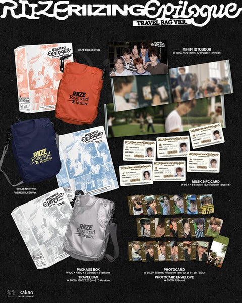 RIIZE - RIIZING : Epilogue [Travel Bag Ver. - Random Cover]