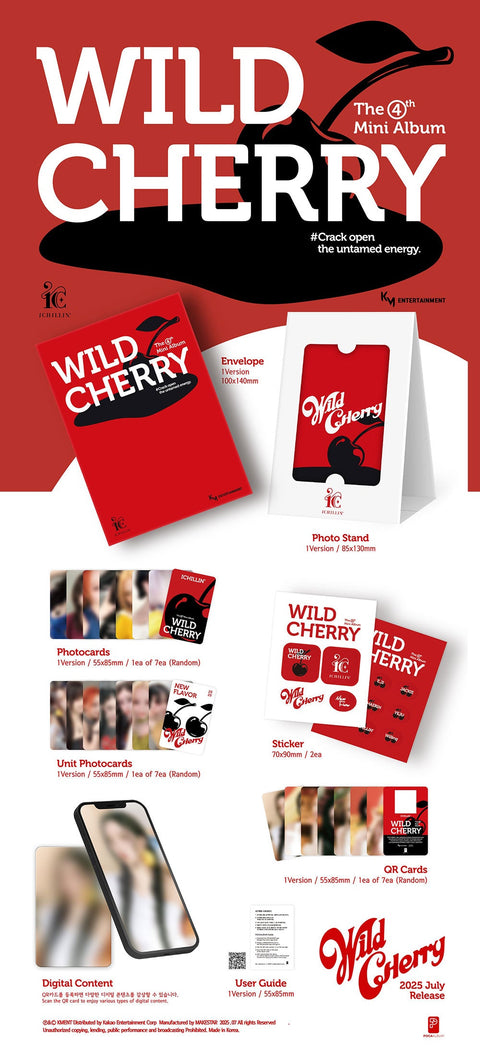 ICHILLIN´ - WILD CHERRY (POCAALBUM VER.) [4TH MINI ALBUM]
