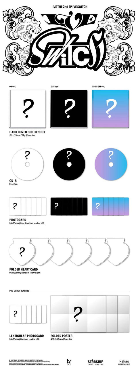 IVE - 2ND MINI ALBUM [IVE SWITCH] (Random Ver.) - Kpopfuture