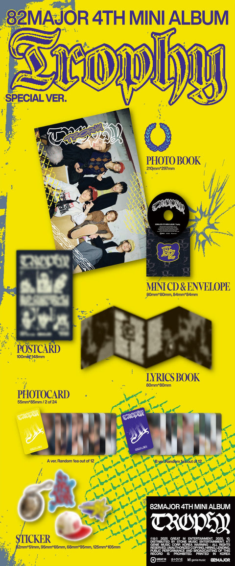 82MAJOR - 4TH MINI ALBUM [TROPHY] (SPECIAL VER.)