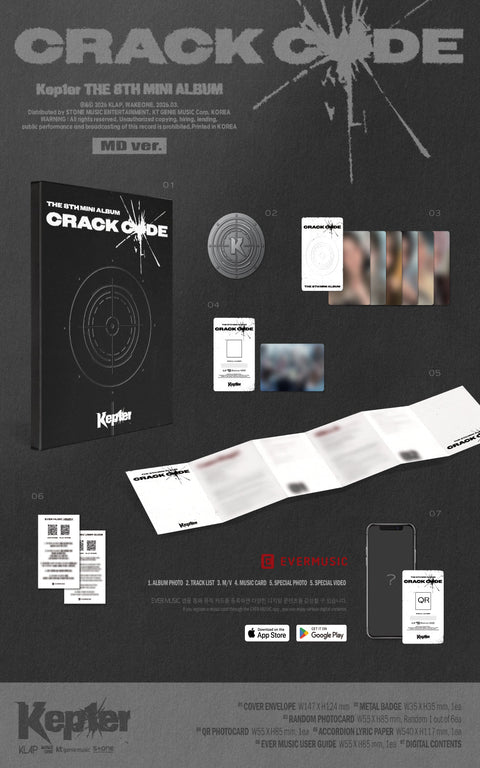 KEP1ER - THE 8TH MINI ALBUM [CRACK CODE] (MD VER.)