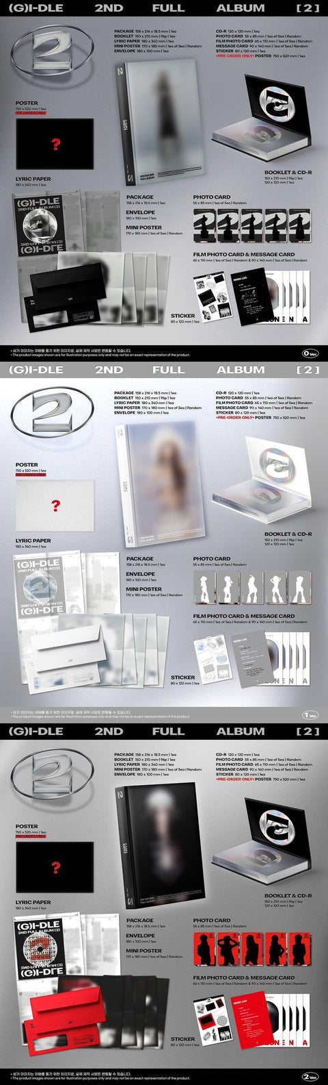 (G)I-DLE - 2ND ALBUM [2] (Random Ver.) - Kpopfuture