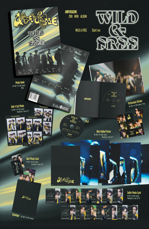 AMPERS&ONE - WILD & FREE (START VER.)+  POB Photocard