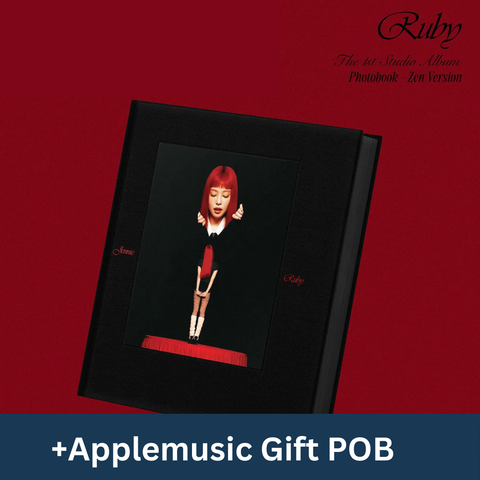 JENNIE -BLACKPINK- [RUBY] PHOTOBOOK VER + Applemusic POB PHOTOCARD