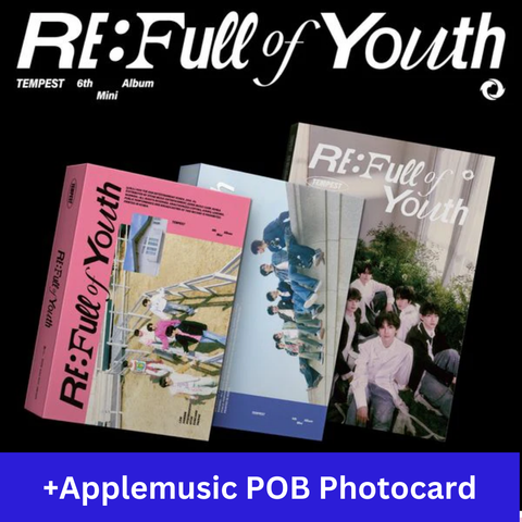 TEMPEST - RE: FULL OF YOUTH + Apple POB Photocard