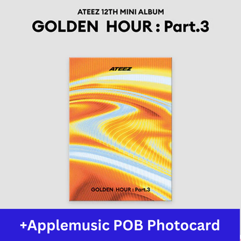 ATEEZ - GOLDEN HOUR : PART.3 (POCA ALBUM VER.) + Apple Music Photocard