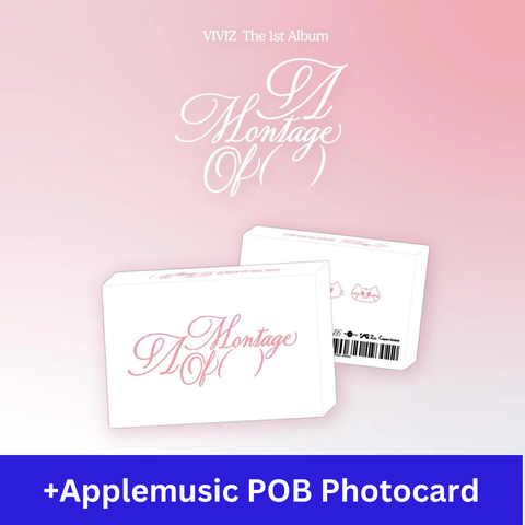 VIVIZ - A MONTAGE OF ( ) (QR VER.) + Applemusic POB Photocard