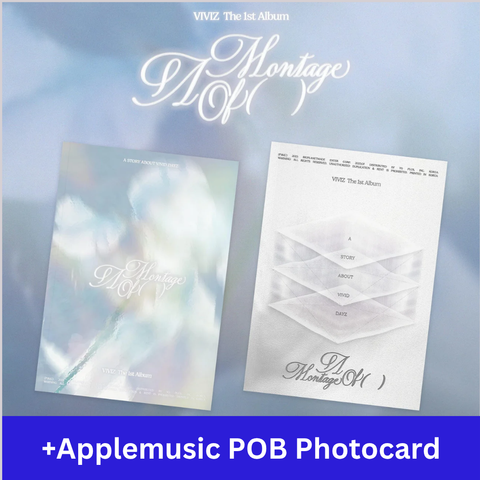 VIVIZ - A MONTAGE OF ( ) + Applemusic POB Photocard