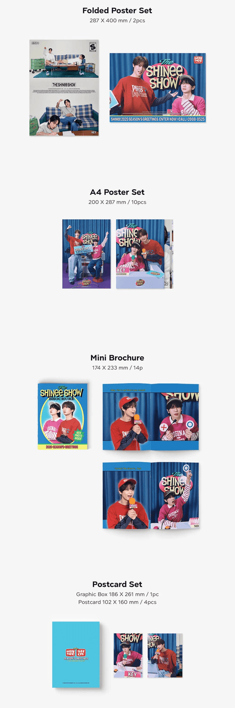 SHINEE – 2025 SEASON'S GREETINGS+ Exclusive POB(Member Photocard set)