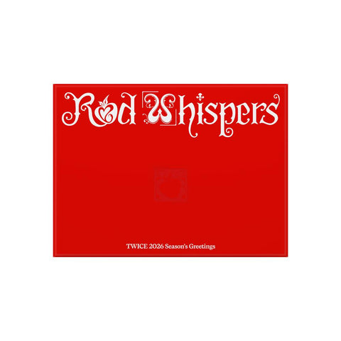 TWICE - 2026 SEASON'S GREETINGS (RED WHISPERS)