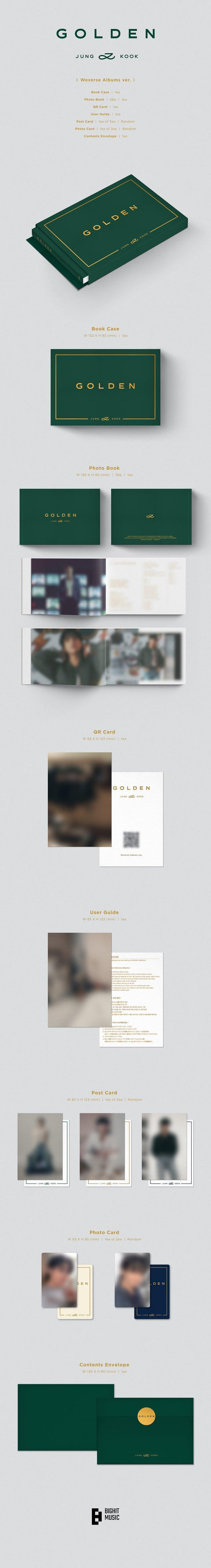 JUNGKOOK (BTS) - [GOLDEN] (Weverse Ver.) - Kpopfuture