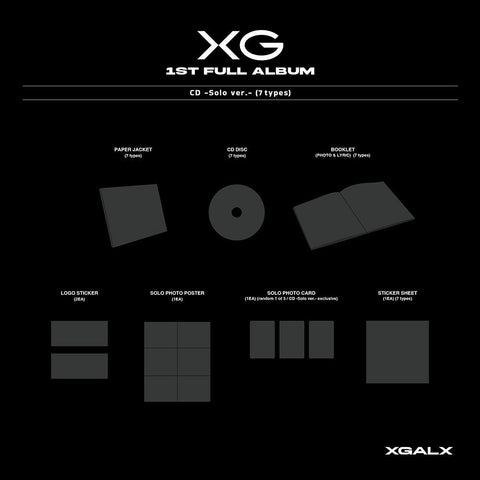 XG - (SOLO VER.) [1ST ALBUM]