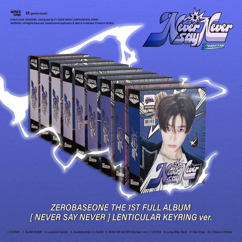 ZB1 - NEVER SAY NEVER (LENTICULAR KEYRING VER.)
