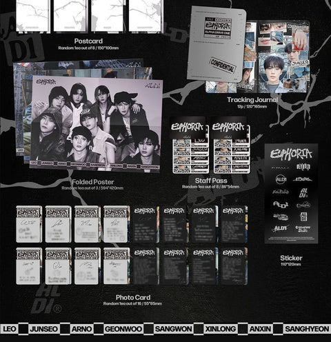 ALPHA DRIVE ONE - EUPHORIA (FREAK ALARM VER.) + Apple Music POB Photocard