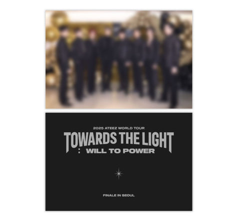 ATEEZ - 2025 WORLD TOUR 'TOWARDS THE LIGHT : WILL TO POWER' FINALE IN SEOUL (PLAYCODE) + Postcard