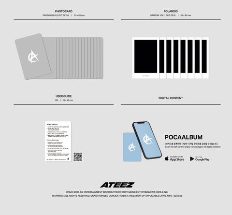 ATEEZ - GOLDEN HOUR : PART.3 (POCA ALBUM VER.) + Apple Music Photocard