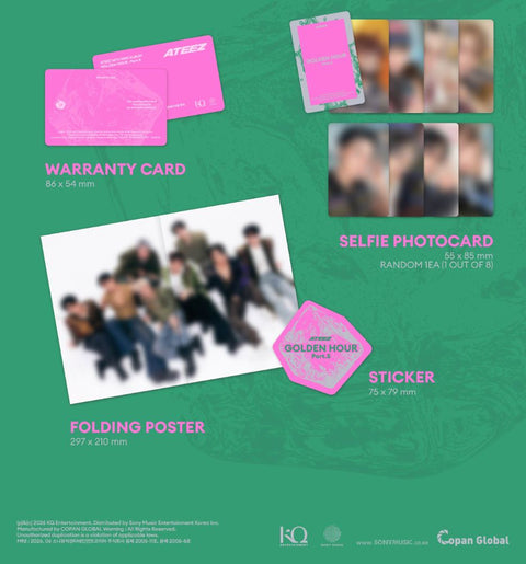 ATEEZ - GOLDEN HOUR : PART.5 (KEY CHAIN VER.)