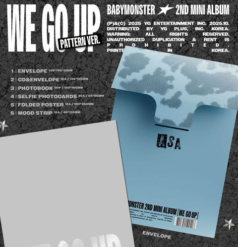 BABYMONSTER - WE GO UP (PATTERN VER.)