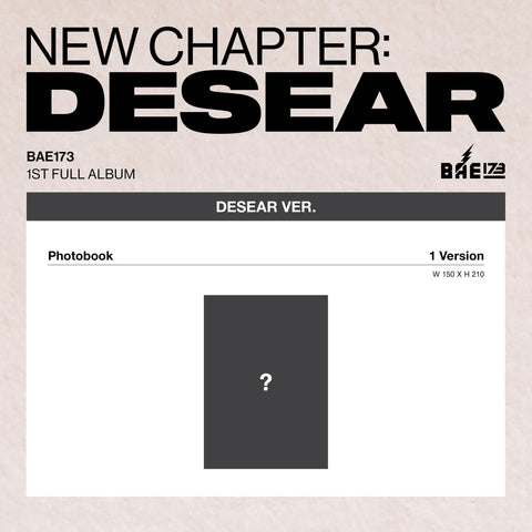BAE173 - NEW CHAPTER : DESEAR