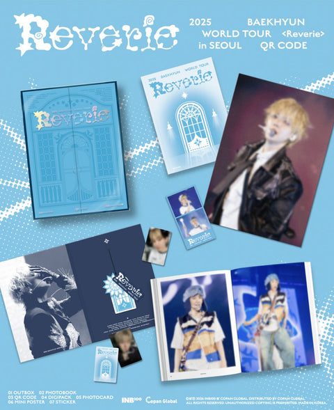 BAEKHYUN - 2025 BAEKHYUN WORLD TOUR 'REVERIE' IN SEOUL (BLU-RAY & QR CODE)