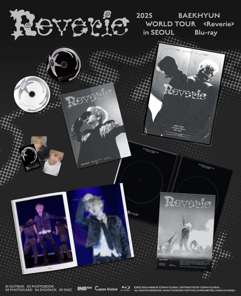 BAEKHYUN - 2025 BAEKHYUN WORLD TOUR 'REVERIE' IN SEOUL (BLU-RAY & QR CODE)