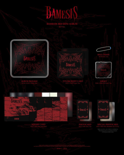 BAMBAM (GOT7) - BAMESIS (3RD MINI ALBUM) KIT VER. - Kpopfuture