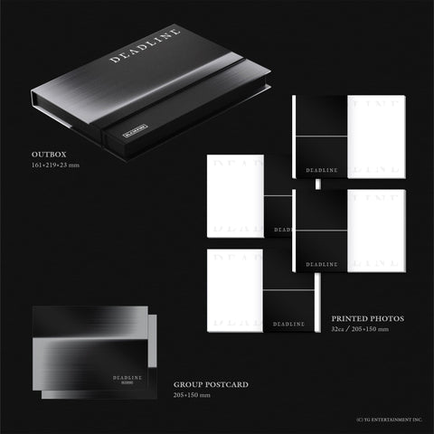 BLACKPINK - DEADLINE (GRAY VER.) + Kpopfuture POB Photocard