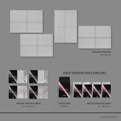 BLACKPINK - DEADLINE (SILVER VER.) + Kpopfuture POB Photocard