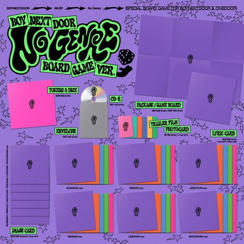 BOYNEXTDOOR - NO GENRE (BOARD GAME VER.) + Apple Music Gift