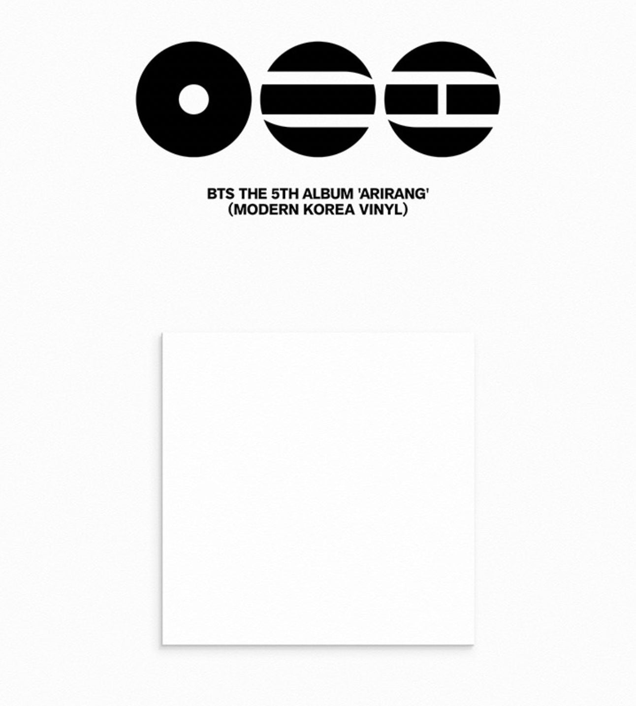 BTS - ARIRANG (MODERN KOREA VINYL) – Kpopfuture