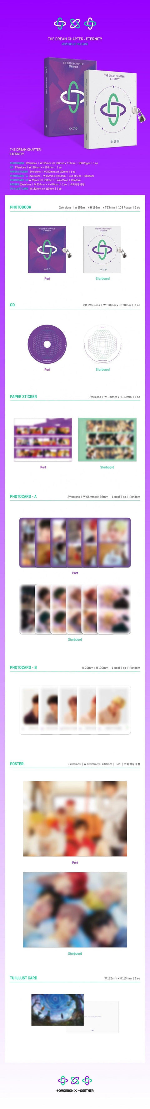 TXT (TOMORROW X TOGETHER) - Album [The Dream Chapter : ETERNITY] (Random Ver.) - Kpopfuture