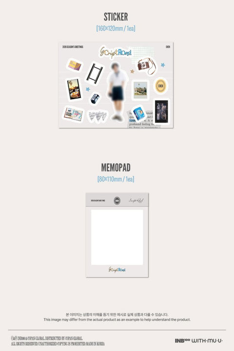 CHEN (EXO) - 2026 SEASON'S GREETINGS (SCRIPT ROAD) + Extra Photocard