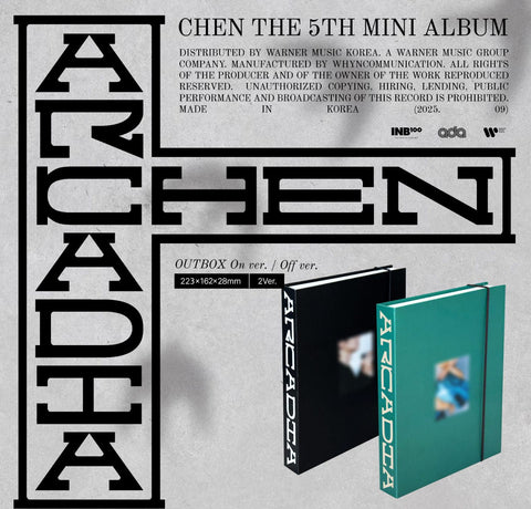 CHEN (EXO) - ARCADIA (PHOTOBOOK VER.)++Applemusic POB Photocard