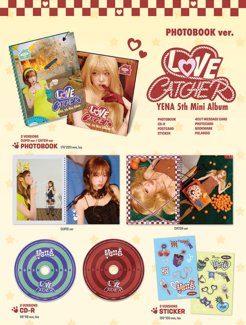 CHOI YENA - LOVE CATCHER (PHOTOBOOK VER.)+Applemusic POB