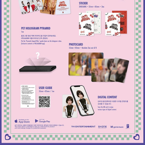 CHOI YENA - LOVE CATCHER (POCA ALBUM VER.)+Applemusic POB