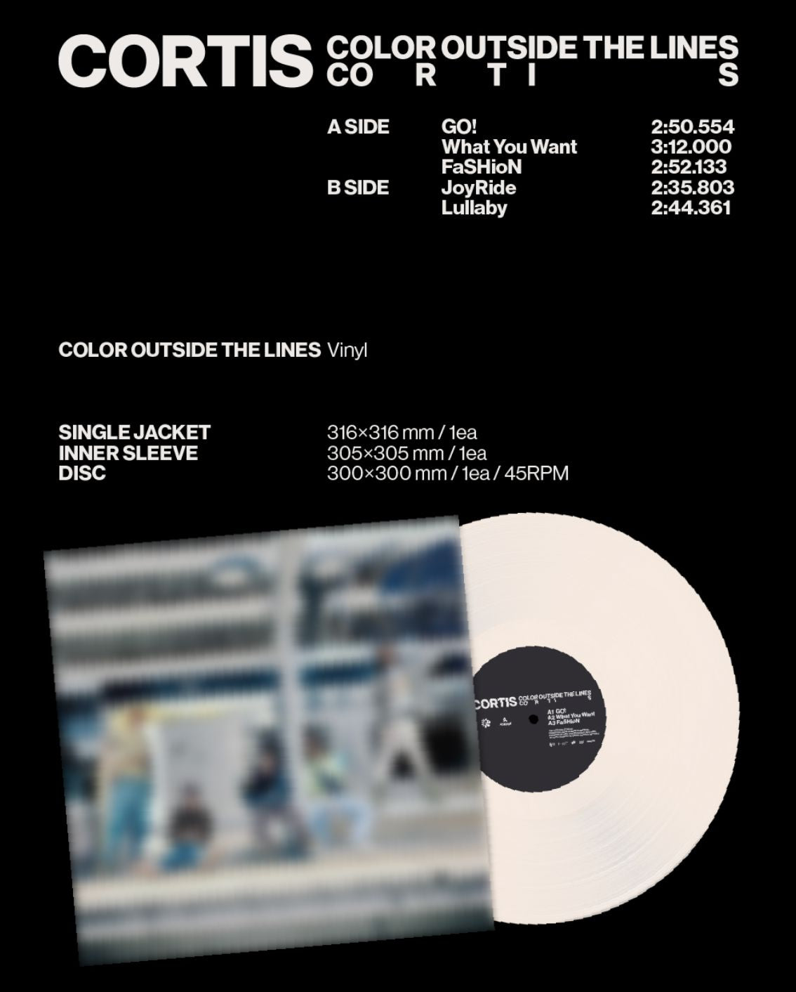 CORTIS - COLOR OUTSIDE THE LINES (VINYL) – Kpopfuture
