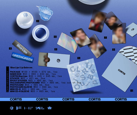 CORTIS - GREENGREEN ('BLUE LIPS' LIP BALM VER.)