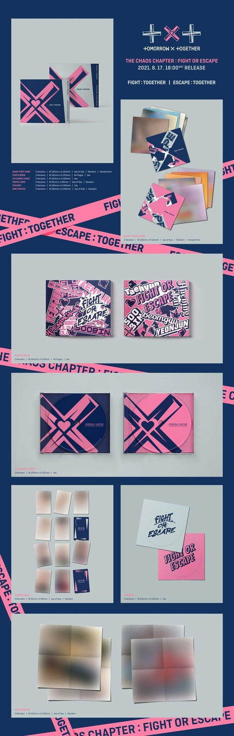TXT (TOMORROW X TOGETHER) - [ FIGHT OR ESCAPE] - Kpopfuture