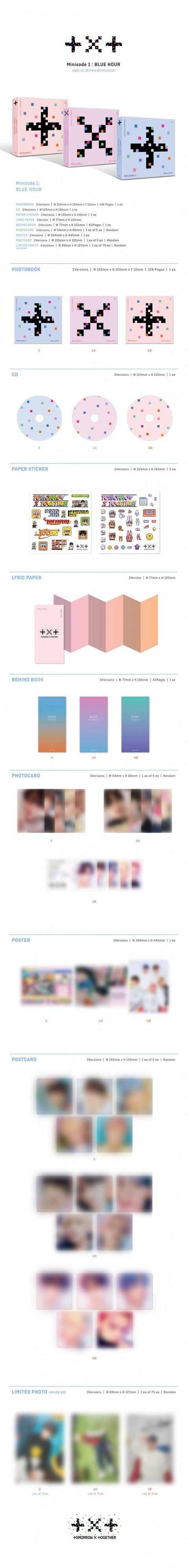 TXT (TOMORROW X TOGETHER) - Album [minisode1 : Blue Hour] (Random Ver.) - Kpopfuture