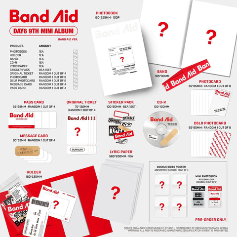 DAY6 - Band Aid [Random Cover]