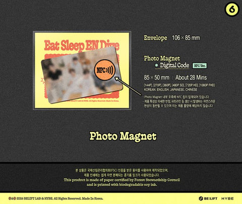 ENHYPEN - EAT SLEEP EN DIVE IN AUS (TRAVEL BOOK)
