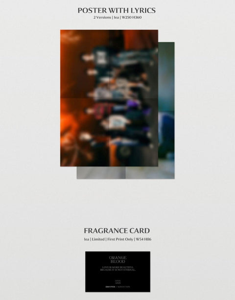 ENHYPEN - ORANGE BLOOD (5TH MINI ALBUM) STANDARD VER. Random - Kpopfuture