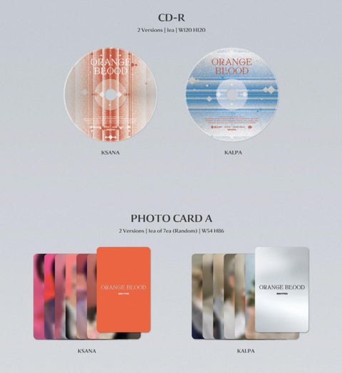 ENHYPEN - ORANGE BLOOD (5TH MINI ALBUM) STANDARD VER. Random - Kpopfuture
