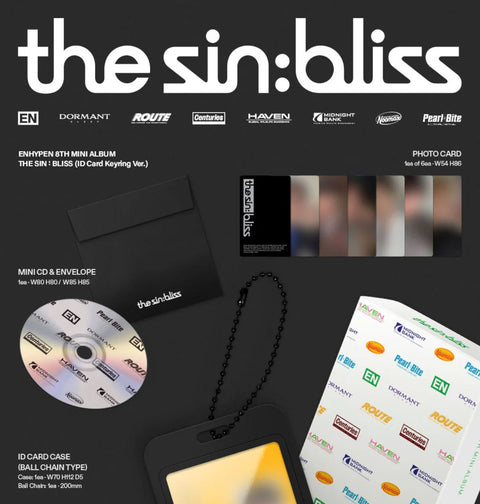 ENHYPEN - THE SIN: BLISS (ID CARD KEYRING VER.)