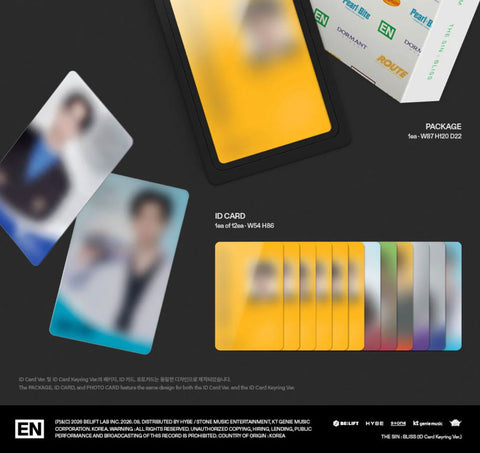 ENHYPEN - THE SIN: BLISS (ID CARD KEYRING VER.)