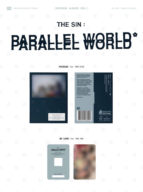 ENHYPEN - THE SIN : PARALLEL WORLD (WEVERSE ALBUMS VER.)