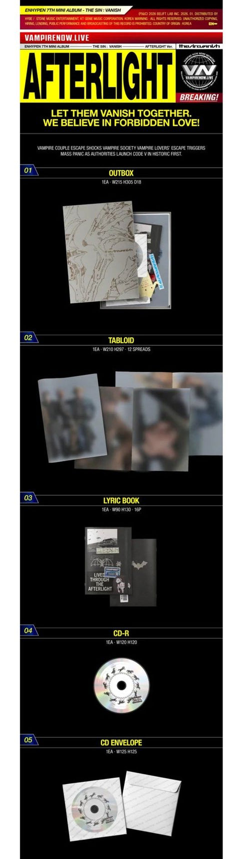 ENHYPEN - THE SIN: VANISH + APPLEMUSIC POB