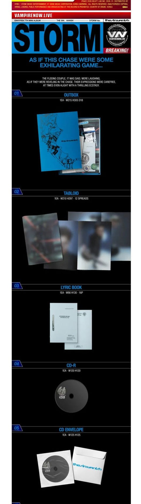 ENHYPEN - THE SIN: VANISH + APPLEMUSIC POB