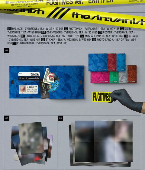 ENHYPEN - THE SIN: VANISH (FUGITIVES VER.) + Applemusic POB