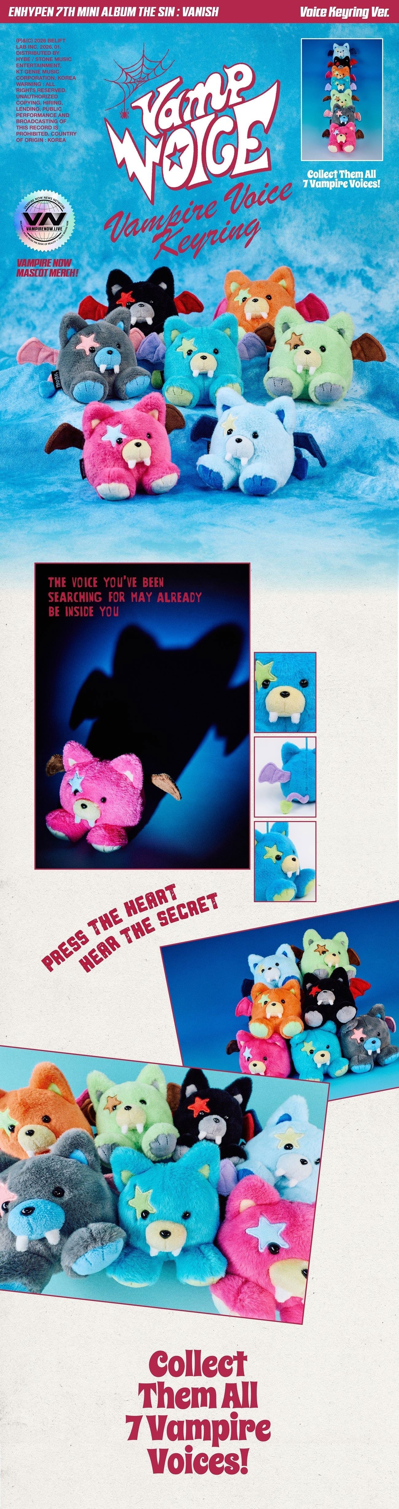 ENHYPEN - THE SIN: VANISH (VOICE KEYRING VER.) – Kpopfuture
